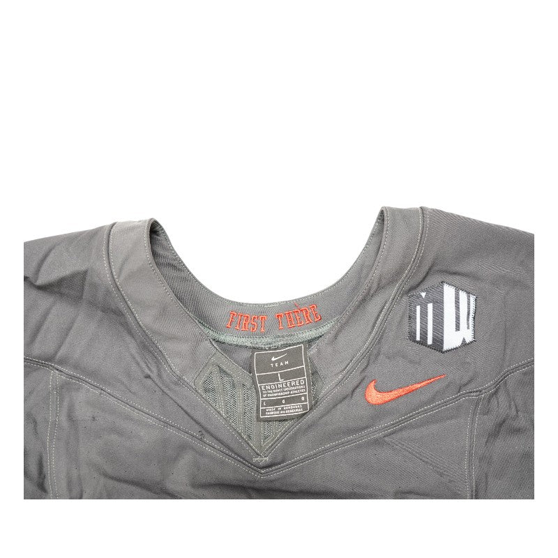 U.S. Air Force Academy 2024 Game Used #86 Nike AFSOC Grey Jersey Sz L