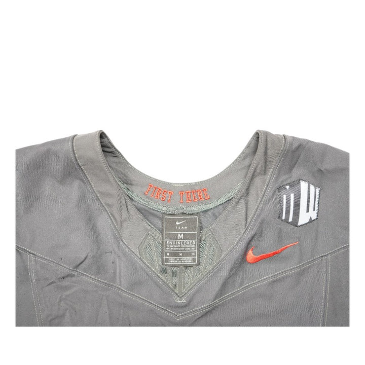 U.S. Air Force Academy 2024 Game Used #91Nike AFSOC Grey Jersey Sz M