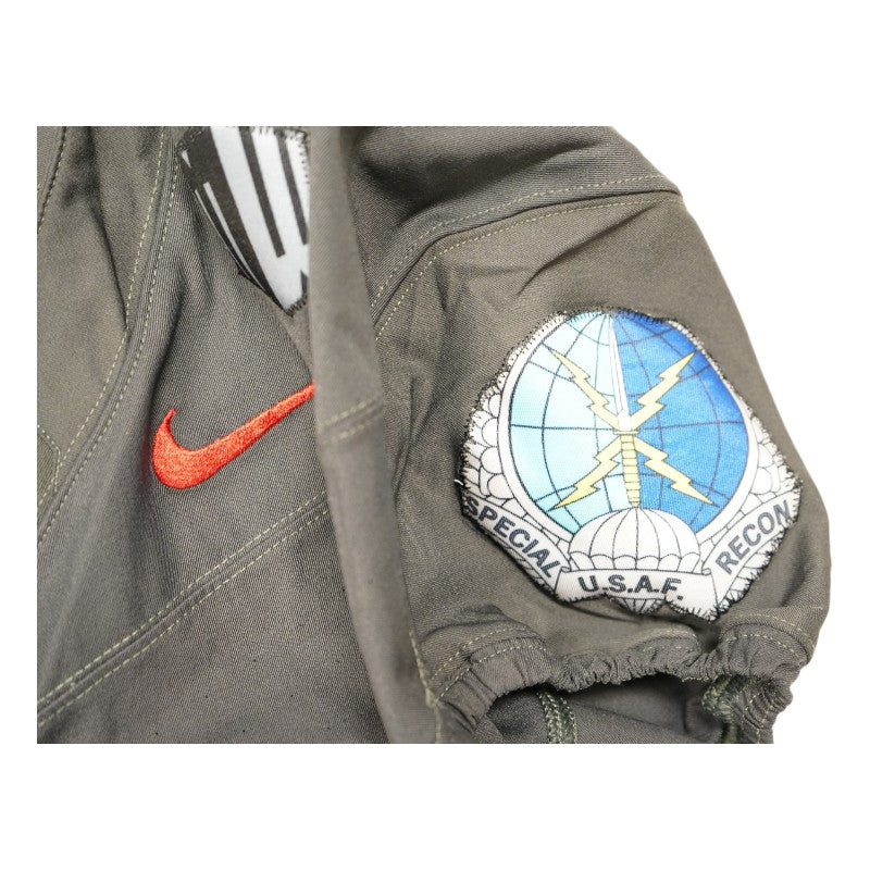 U.S. Air Force Academy 2024 Game Used #91Nike AFSOC Grey Jersey Sz M