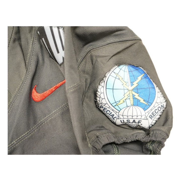 U.S. Air Force Academy 2024 Game Used #91Nike AFSOC Grey Jersey Sz M