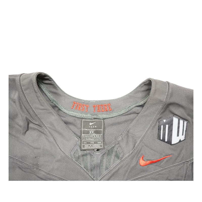 U.S. Air Force Academy 2024 Game Used #63 Nike AFSOC Grey Jersey Sz XXL