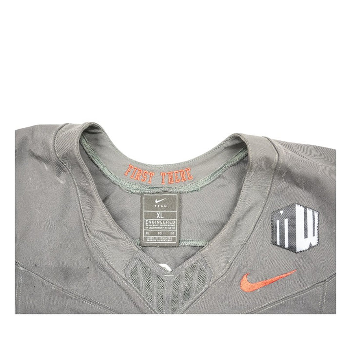 U.S. Air Force Academy 2024 Game Used #76 Nike AFSOC Grey Jersey Sz XL