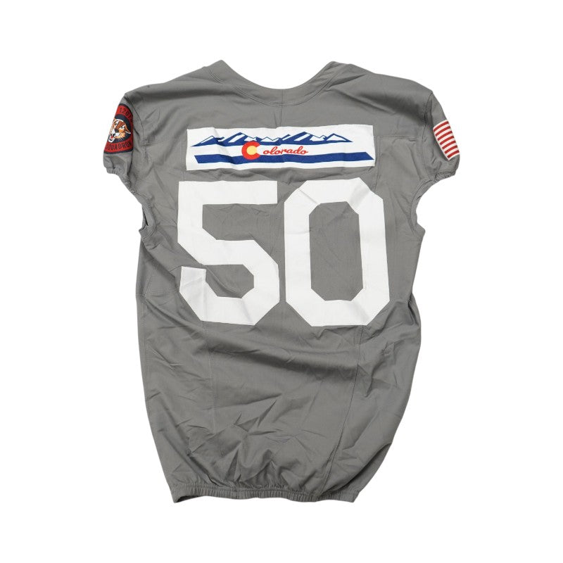 U.S. Air Force Academy 2025 Game Used Nike #50 F-16 Jersey Sz L