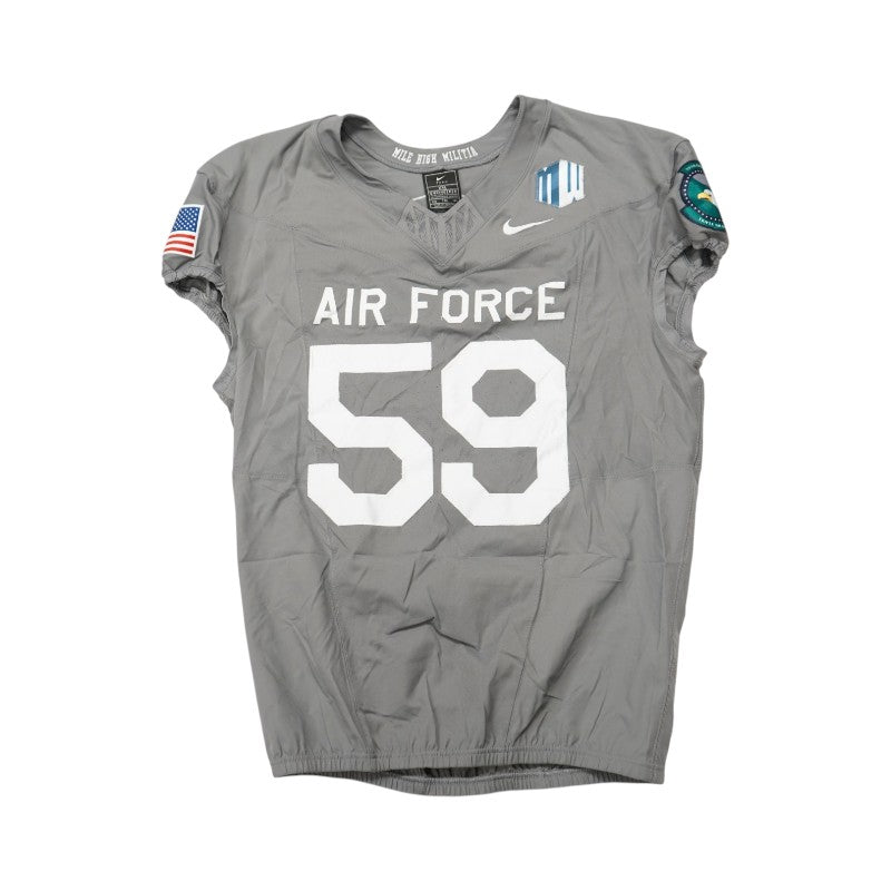 U.S. Air Force Academy 2025 Game Used Nike #59 F-16 Jersey Sz XXL