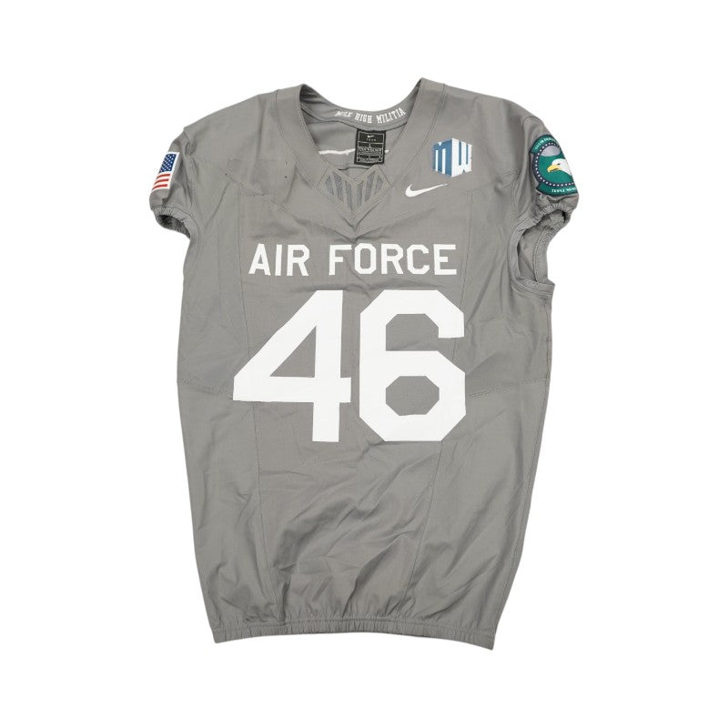 U.S. Air Force Academy 2025 Game Used Nike #46 F-16 Jersey Sz L