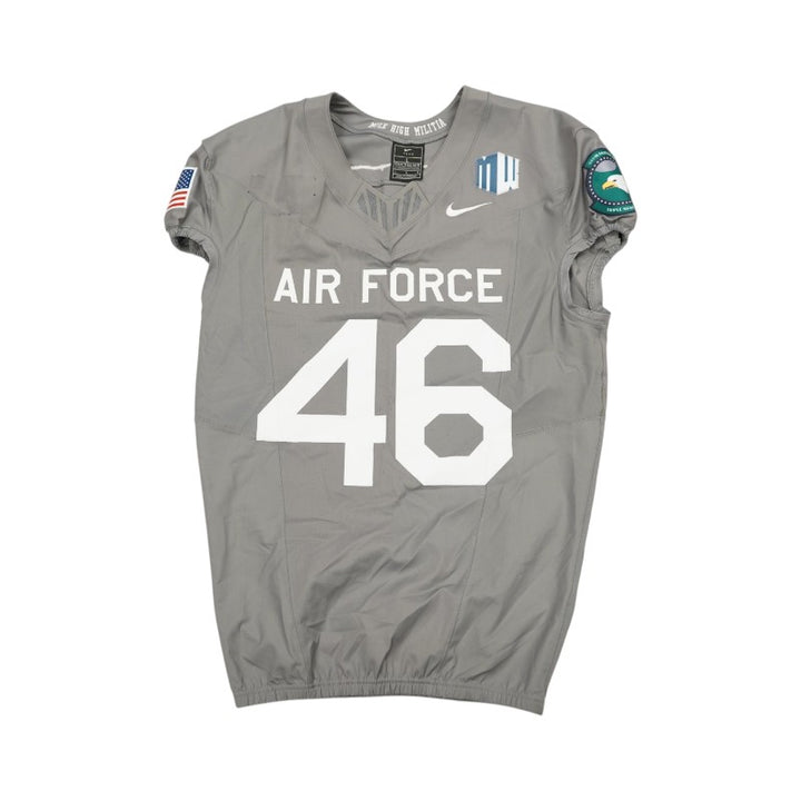 U.S. Air Force Academy 2025 Game Used Nike #46 F-16 Jersey Sz L