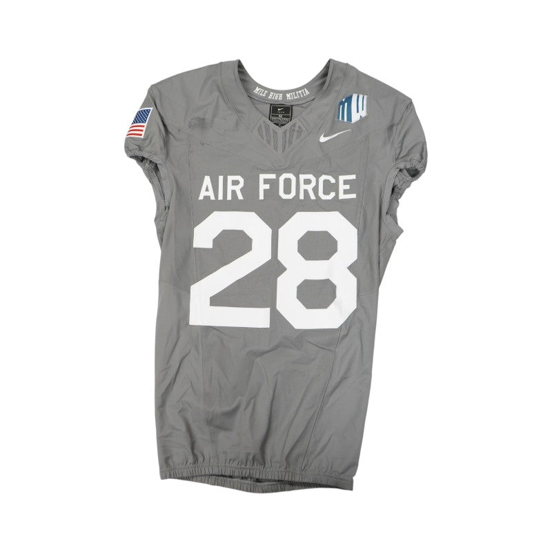 U.S. Air Force Academy 2025 Game Used Nike #28 F-16 Jersey Sz M