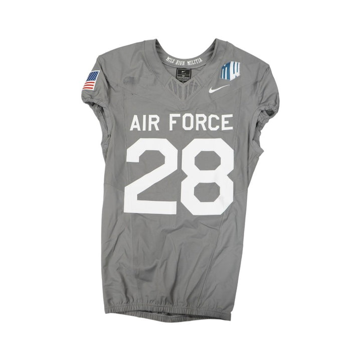 U.S. Air Force Academy 2025 Game Used Nike #28 F-16 Jersey Sz M