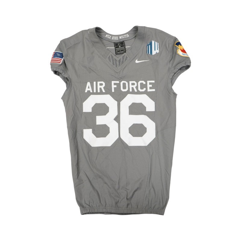 U.S. Air Force Academy 2025 Game Used Nike #36 F-16 Jersey Sz M