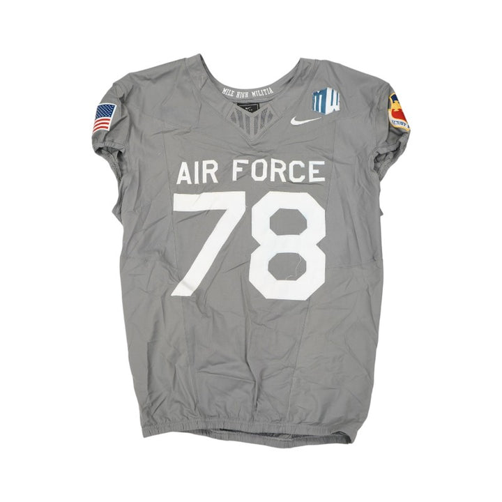 U.S. Air Force Academy 2025 Game Used Nike #78 F-16 Jersey Sz XL