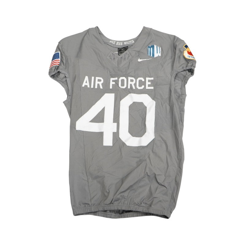 U.S. Air Force Academy 2025 Game Used Nike #40 F-16 Jersey Sz L