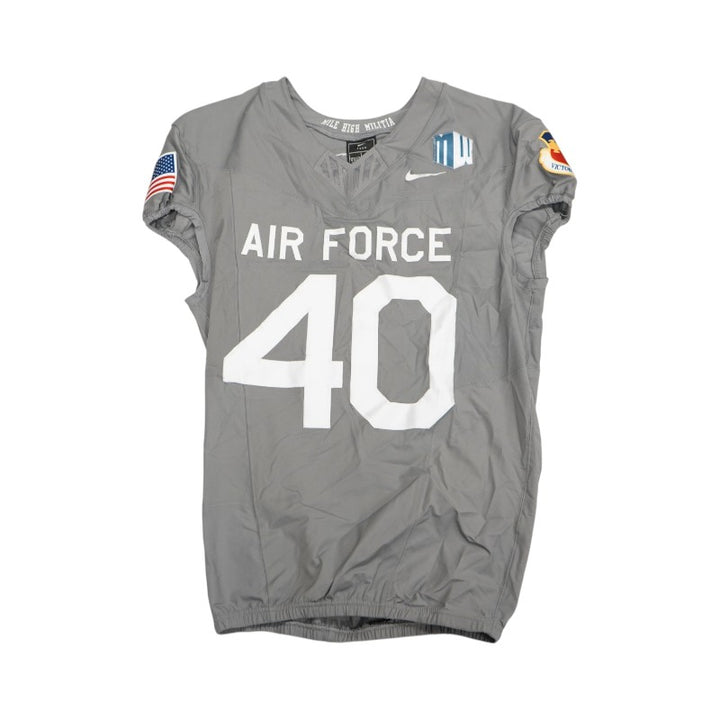 U.S. Air Force Academy 2025 Game Used Nike #40 F-16 Jersey Sz L