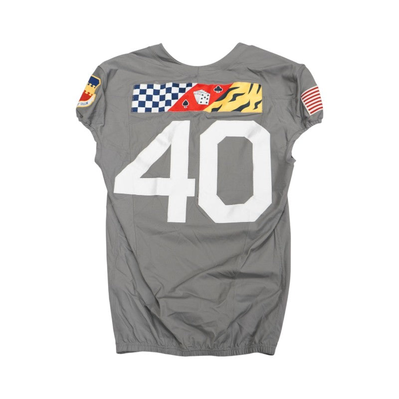 U.S. Air Force Academy 2025 Game Used Nike #40 F-16 Jersey Sz L