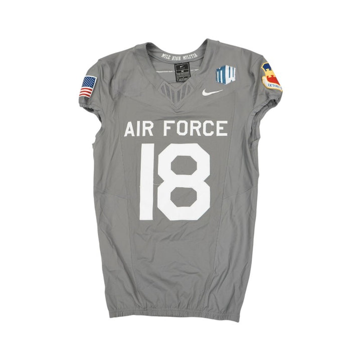 U.S. Air Force Academy 2025 Game Used Nike #18 F-16 Jersey Sz M