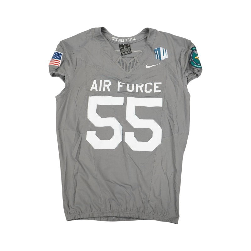 U.S. Air Force Academy 2025 Game Used Nike #55 F-16 Jersey Sz XL