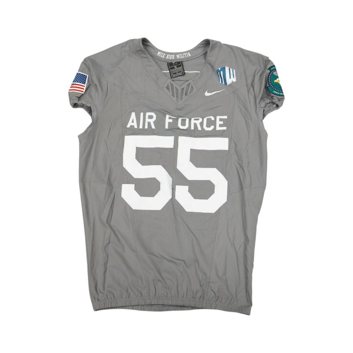 U.S. Air Force Academy 2025 Game Used Nike #55 F-16 Jersey Sz XL
