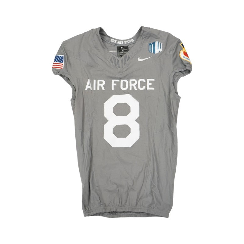 U.S. Air Force Academy 2025 Game Used Nike #8 F-16 Jersey Sz M