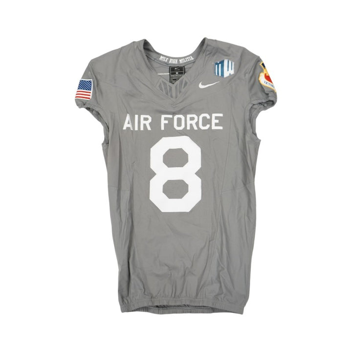 U.S. Air Force Academy 2025 Game Used Nike #8 F-16 Jersey Sz M