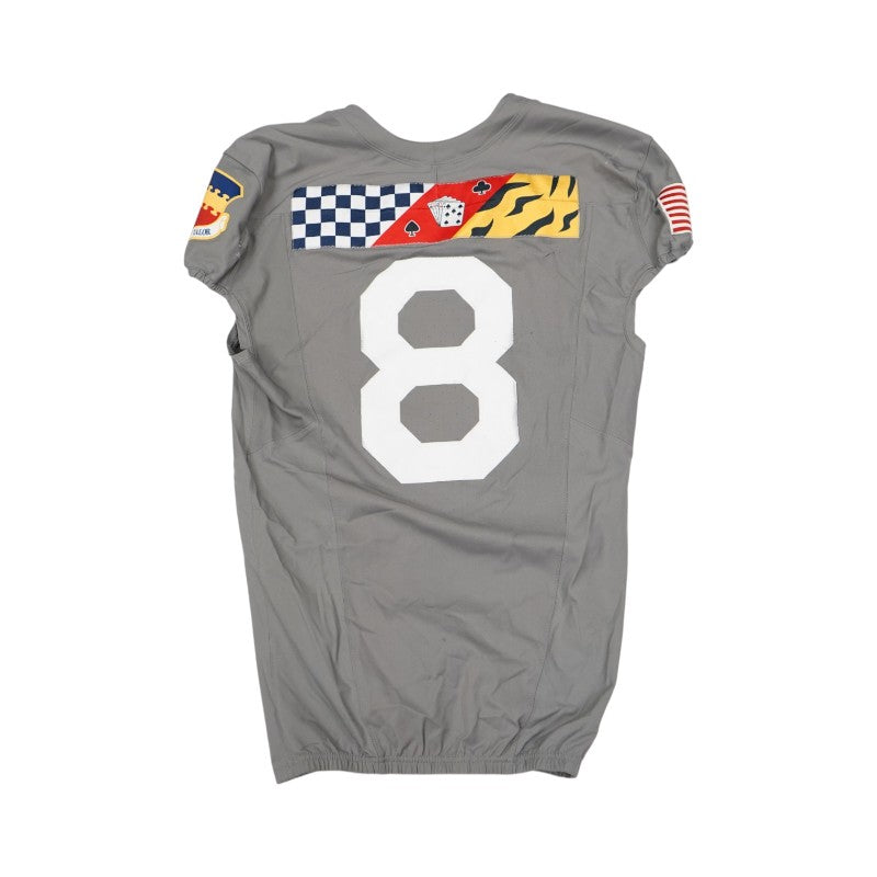 U.S. Air Force Academy 2025 Game Used Nike #8 F-16 Jersey Sz M