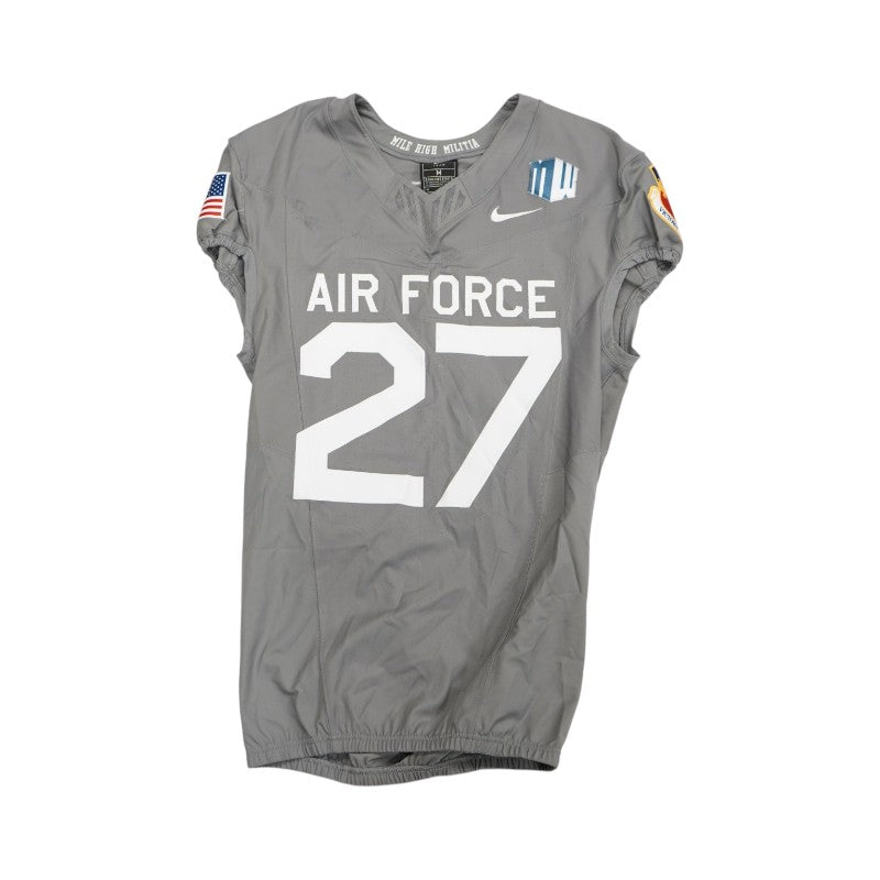 U.S. Air Force Academy 2025 Game Used Nike #27 F-16 Jersey Sz M