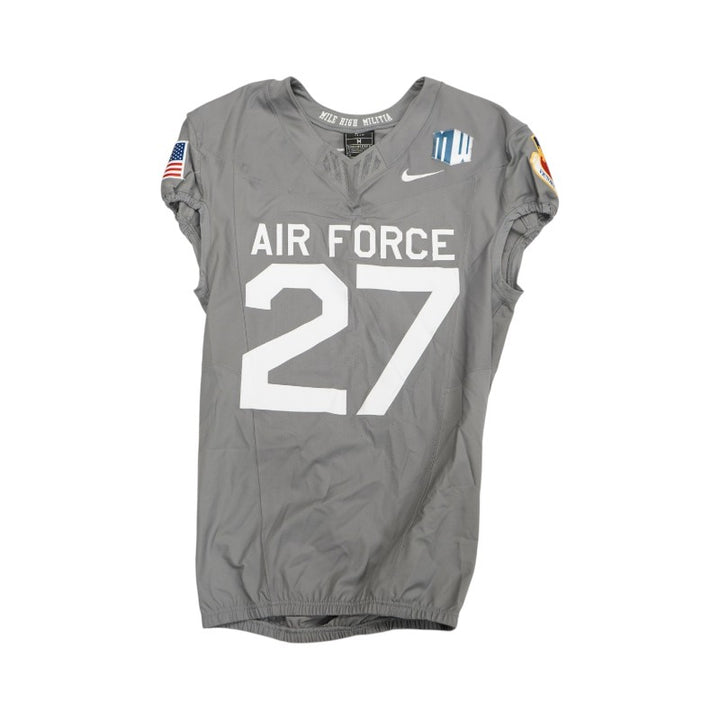 U.S. Air Force Academy 2025 Game Used Nike #27 F-16 Jersey Sz M