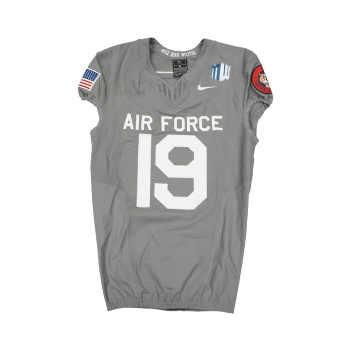 U.S. Air Force Academy 2025 Game Used Nike #19 F-16 Jersey Sz M