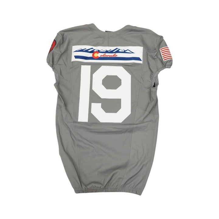 U.S. Air Force Academy 2025 Game Used Nike #19 F-16 Jersey Sz M