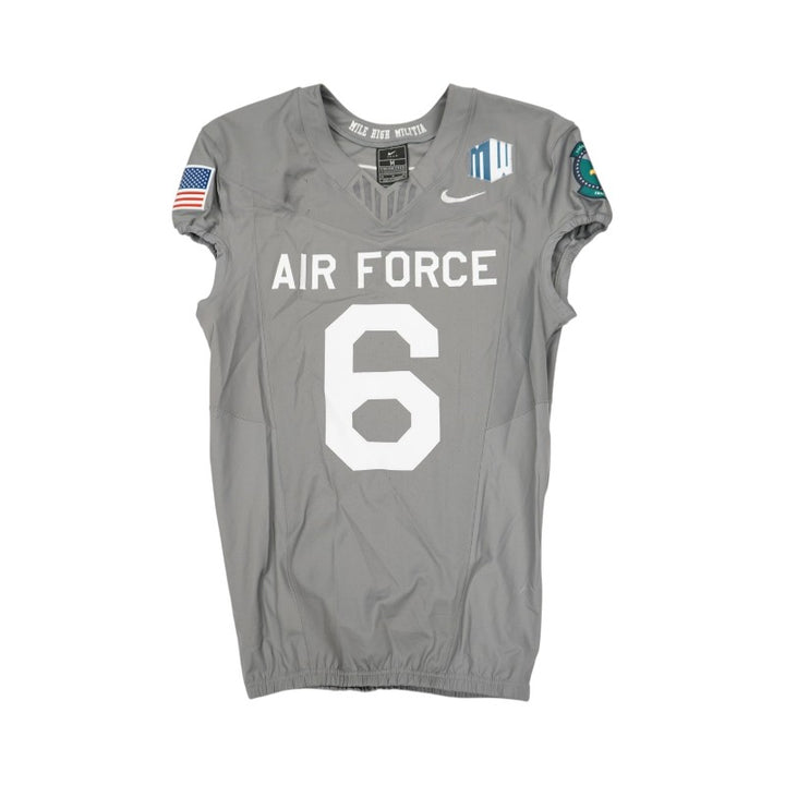 U.S. Air Force Academy 2025 Game Used Nike #6 F-16 Jersey Sz M