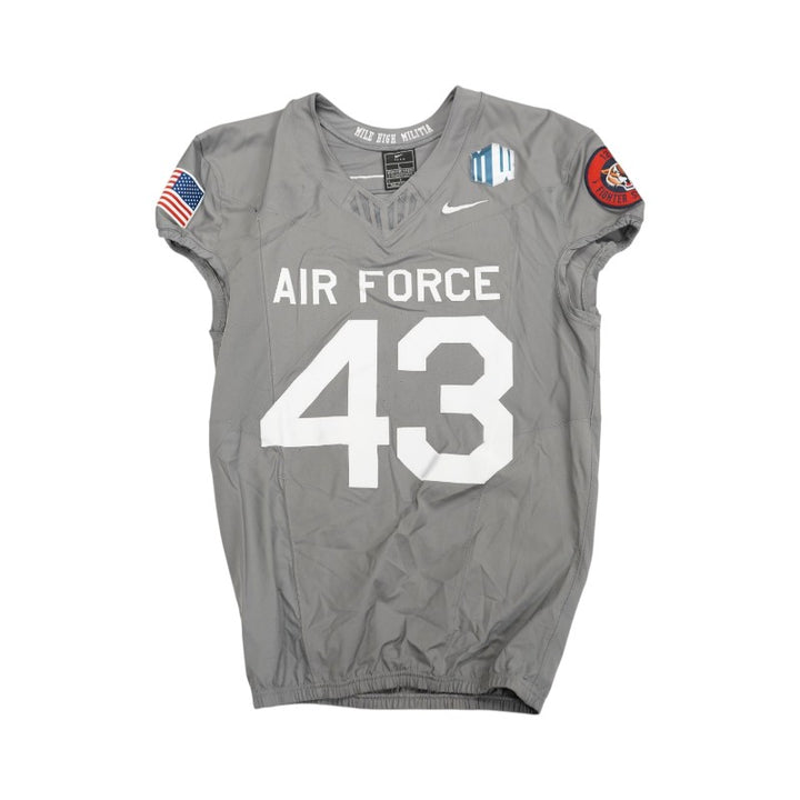U.S. Air Force Academy 2025 Game Used Nike #43 F-16 Jersey Sz L