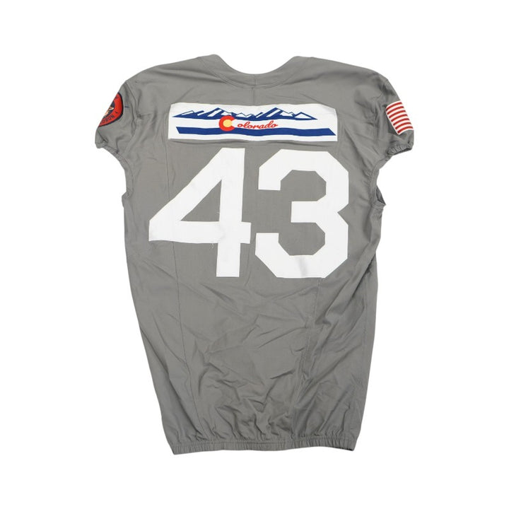 U.S. Air Force Academy 2025 Game Used Nike #43 F-16 Jersey Sz L