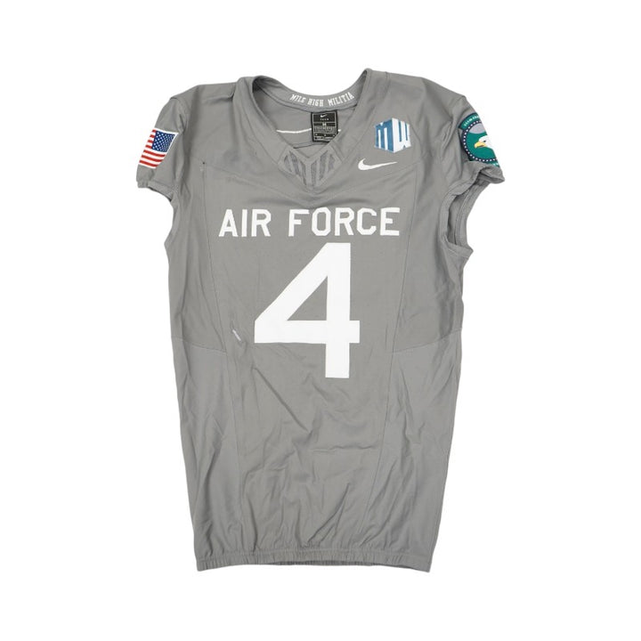 U.S. Air Force Academy 2025 Game Used Nike #4 F-16 Jersey Sz M