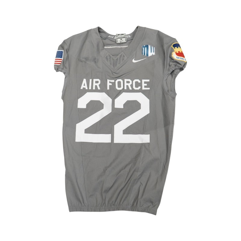 U.S. Air Force Academy 2025 Game Used Nike #22 F-16 Jersey Sz M