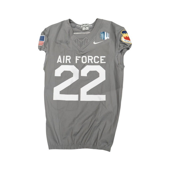 U.S. Air Force Academy 2025 Game Used Nike #22 F-16 Jersey Sz M