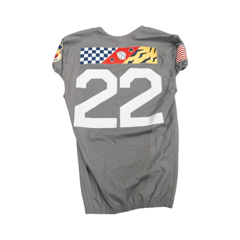 U.S. Air Force Academy 2025 Game Used Nike #22 F-16 Jersey Sz M