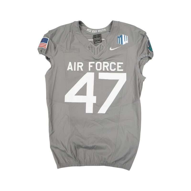 U.S. Air Force Academy 2025 Game Used Nike #47 F-16 Jersey Sz L