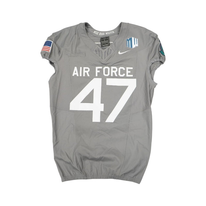U.S. Air Force Academy 2025 Game Used Nike #47 F-16 Jersey Sz L