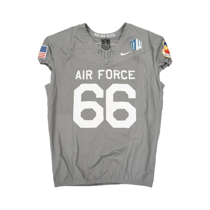 U.S. Air Force Academy 2025 Game Used Nike #66 F-16 Jersey Sz XXL