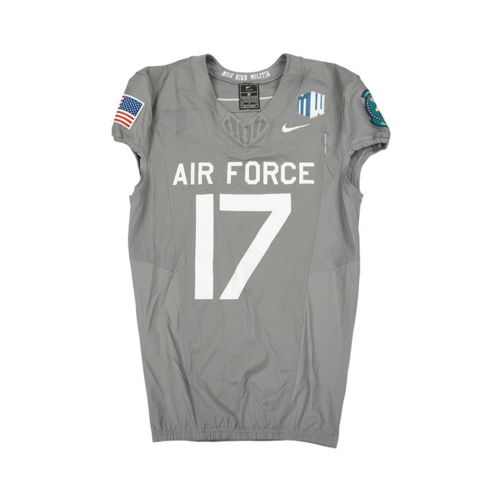 U.S. Air Force Academy 2025 Game Used Nike #17 F-16 Jersey Sz M