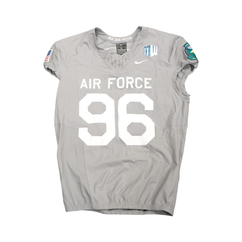 U.S. Air Force Academy 2025 Game Used Nike #96 F-16 Jersey Sz XL
