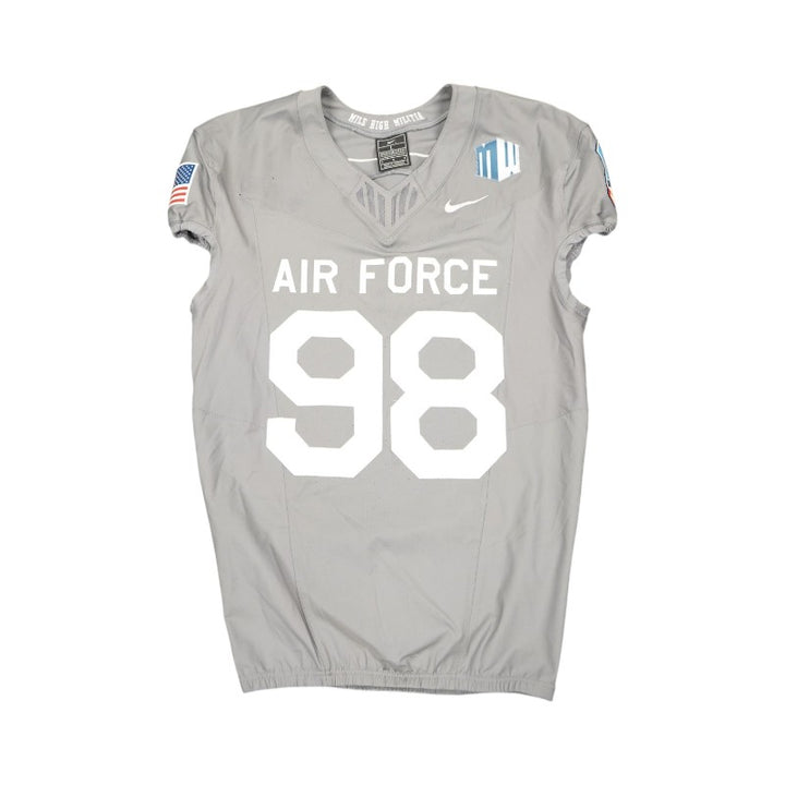 U.S. Air Force Academy 2025 Game Used Nike #98 F-16 Jersey Sz L