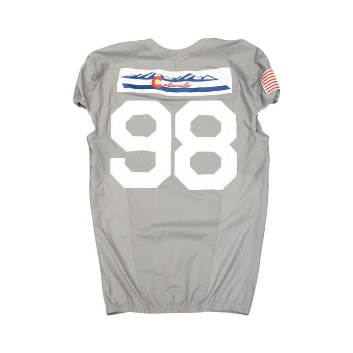 U.S. Air Force Academy 2025 Game Used Nike #98 F-16 Jersey Sz L
