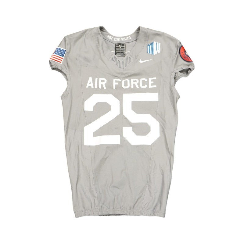 U.S. Air Force Academy 2025 Game Used Nike #25 F-16 Jersey Sz M