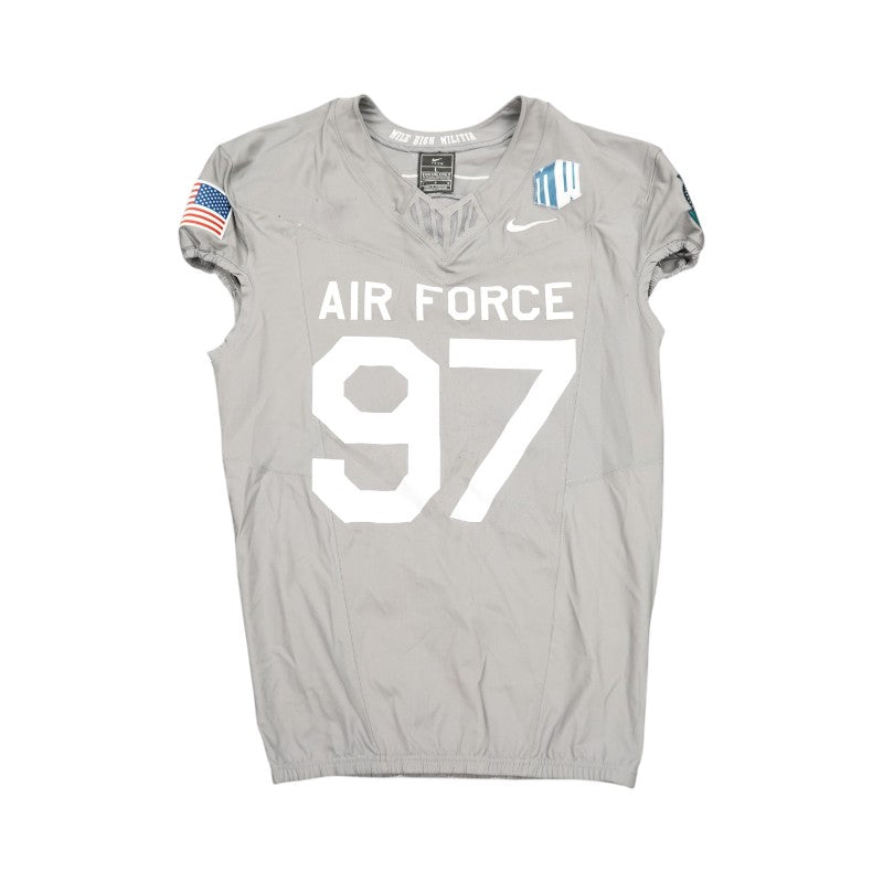 U.S. Air Force Academy 2025 Game Used Nike #97 F-16 Jersey Sz L