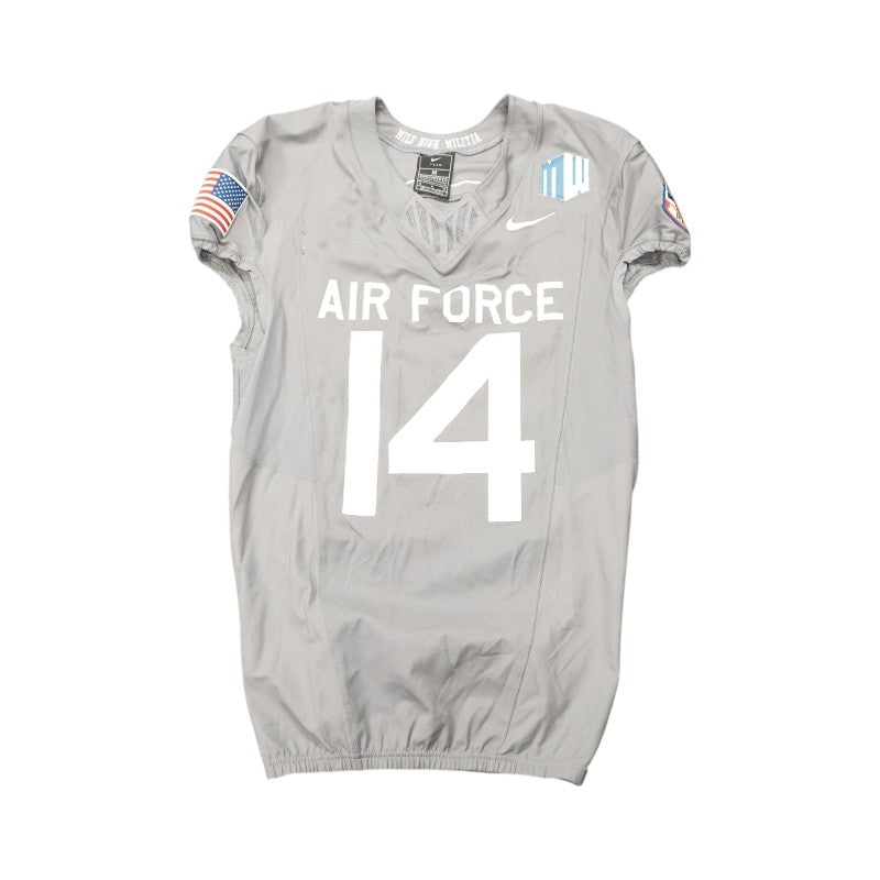 U.S. Air Force Academy 2025 Game Used Nike #14 F-16 Jersey Sz M