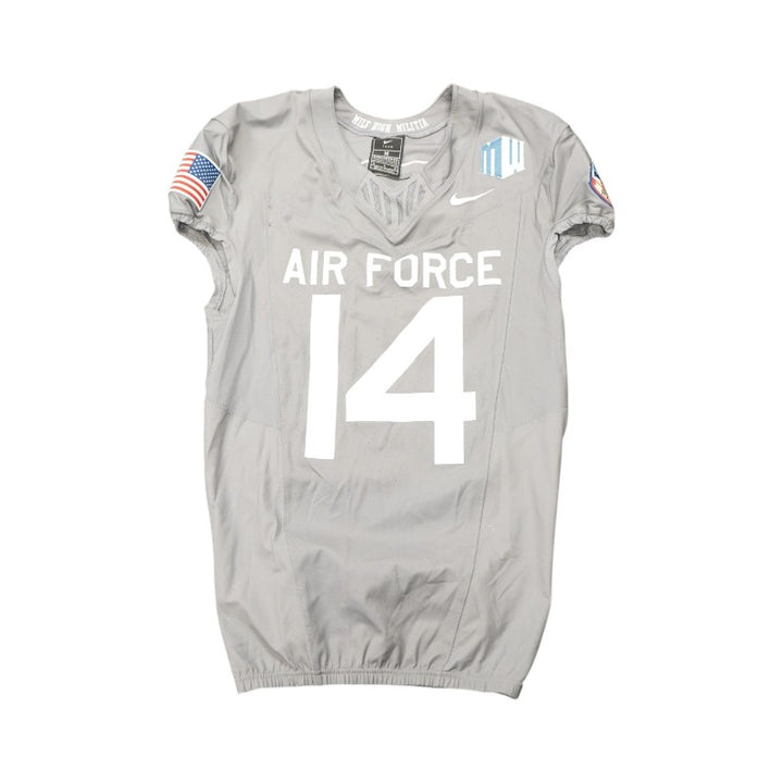 U.S. Air Force Academy 2025 Game Used Nike #14 F-16 Jersey Sz M