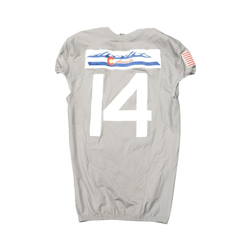 U.S. Air Force Academy 2025 Game Used Nike #14 F-16 Jersey Sz M