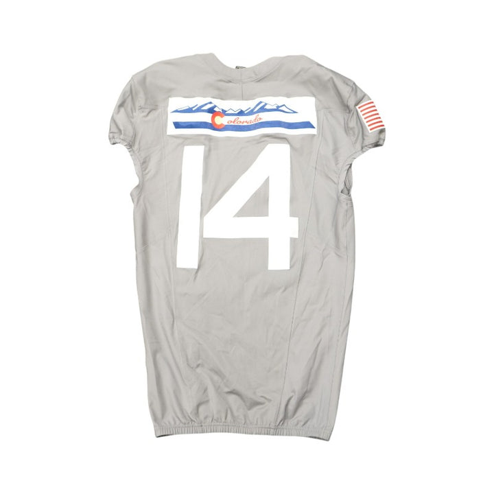U.S. Air Force Academy 2025 Game Used Nike #14 F-16 Jersey Sz M