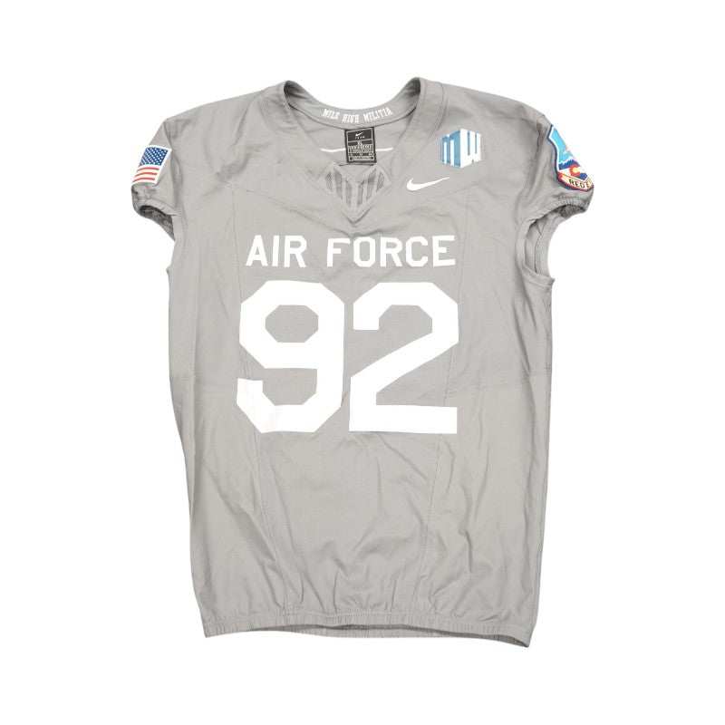 U.S. Air Force Academy 2025 Game Used Nike #92 F-16 Jersey Sz XL
