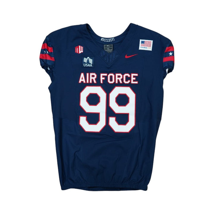 U.S. Air Force Academy Game Worn #99 Home Jersey 9/5/2026 w/ Freedom 250 Patch