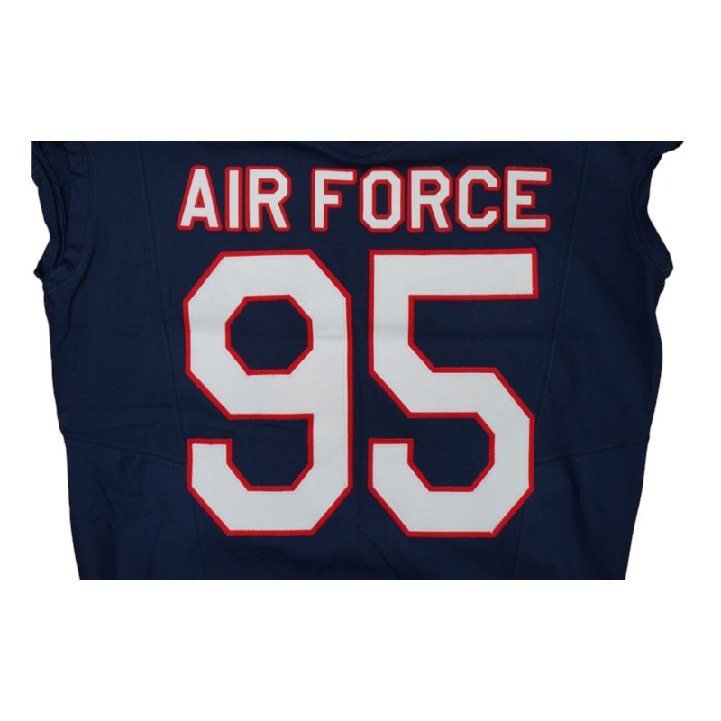 U.S. Air Force Academy Game Worn #95 Home Jersey 9/5/2026 w/ Freedom 250 Patch